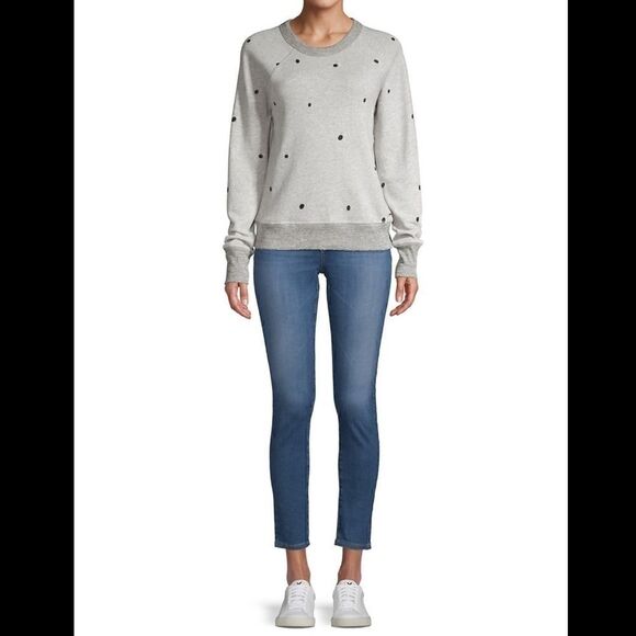 n: PHILANTHROPY Polka Dot Sweatshirt - Picture 1 of 13
